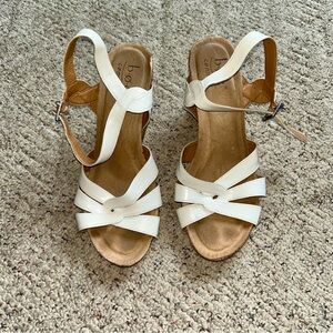 b.o.c. White Strappy Sandals